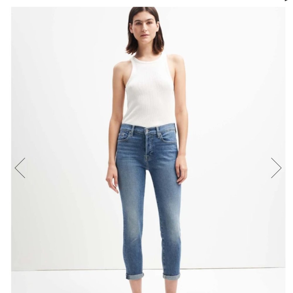 7 For All Mankind Josefina Jeans in Lyle, size 24